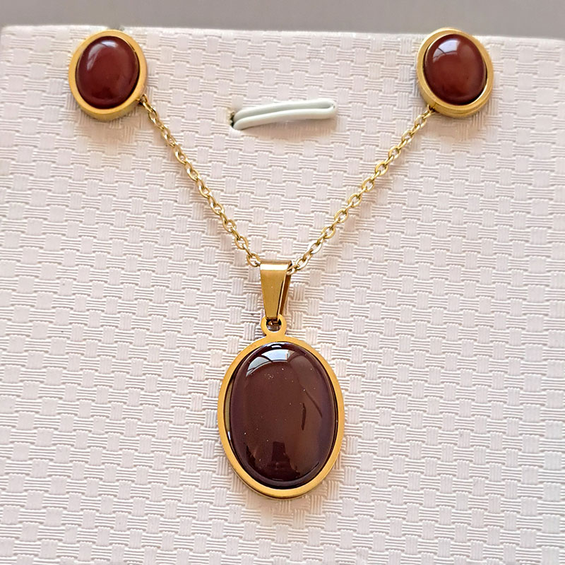 نیم ست زنانه استیل کد w-se-269