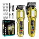 ماشین اصلاح موی سر و صورت وی جی ار مدل V900 V600 مجموعه دو عددی 