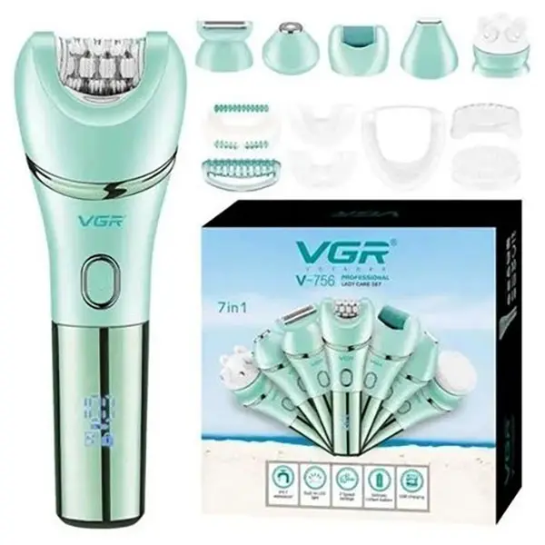 ماشین اصلاح موی بدن بانوان وی جی ار مدل V-756 