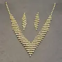 نیم ست زنانه تیتانیوم طرح جواهر کد w-se-09