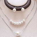 نیم ست زنانه دو ردیفه مروارید کد w-se-46