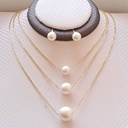 نیم ست زنانه سه ردیفه مدل مرواريد کد w-se-251