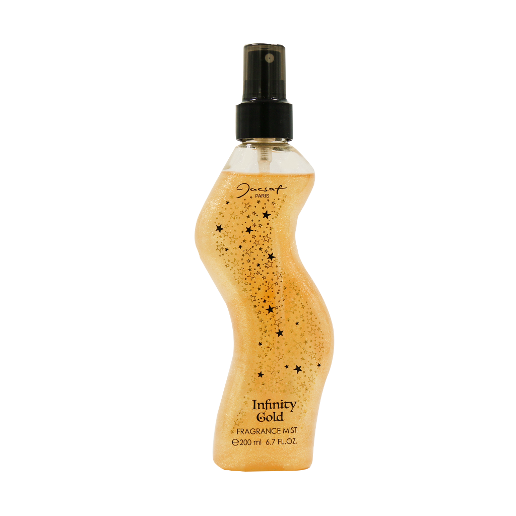 بادی اسپلش زنانه شاین دار ژک ساف مدل Infinity Gold حجم 200 میل