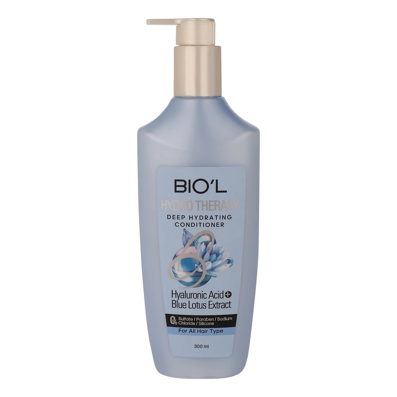 نرم‌کننده مو بیول Blue Lotus مناسب انواع مو حجم 300 میلی‌لیتر 