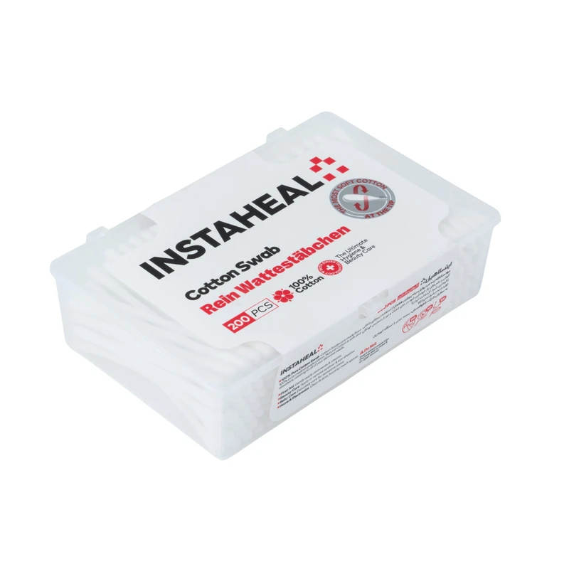 گوش پاک کن مکعبی اینستاهیل بسته 200 عددی 