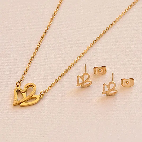 نیم ست زنانه استیل کد w-se-167