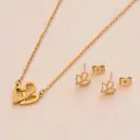 نیم ست زنانه استیل کد w-se-167