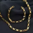 گردبند و دستبند مدل‌ اجری استیل