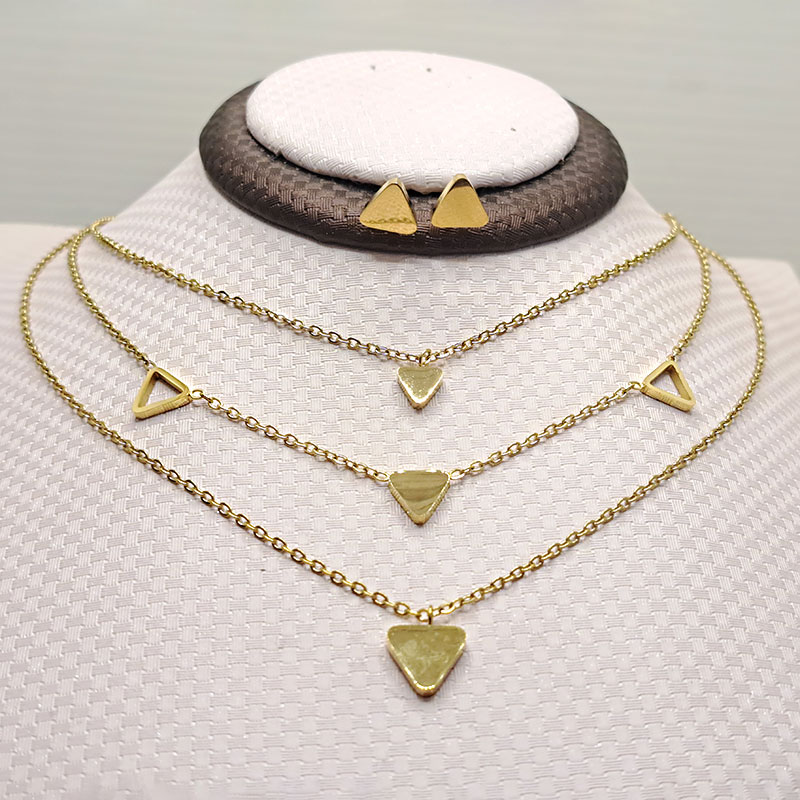 نیم ست استیل سه‌ ردیفه کد w-se-274