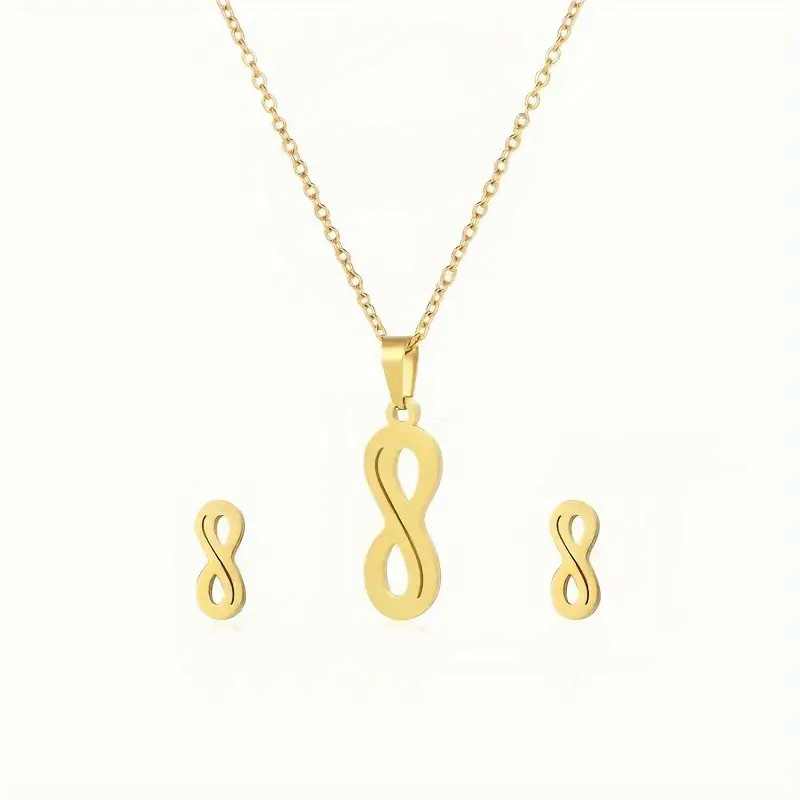 نیم ست استیل مدل بی نهایت (forever)