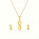 نیم ست استیل مدل بی نهایت (forever)