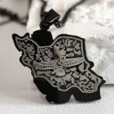 پلاک طرح نقشه ایران