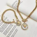 گردنبند و دستبند مدل‌ ورساچه استیل 