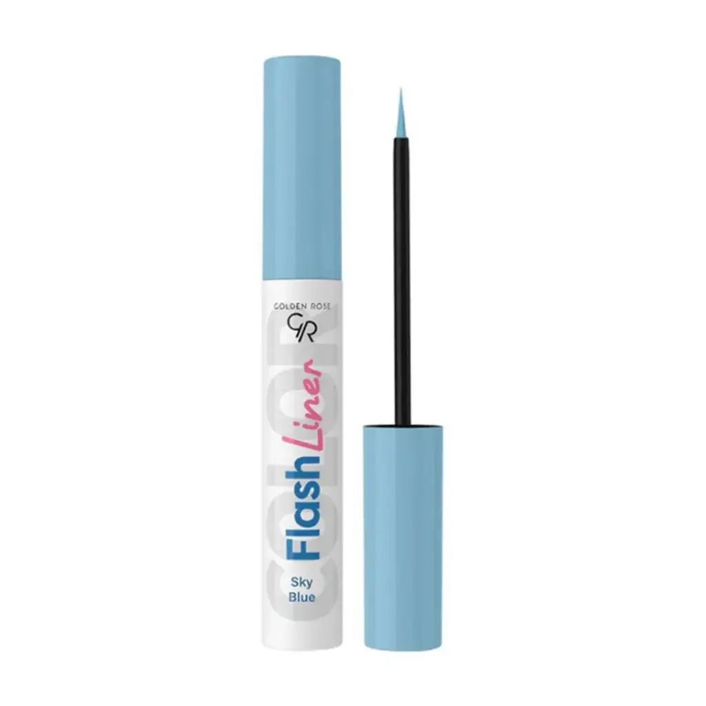 خط چشم رنگی گلدن رز مدل Flash Liner حجم 3.5 میلی لیتر شماره 103 آبی آسمانی