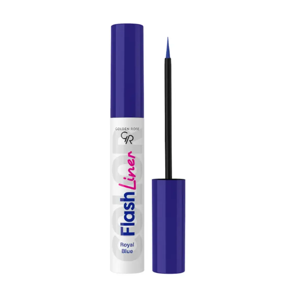 خط چشم رنگی گلدن رز مدل Flash Liner حجم 3.5 میلی لیتر شماره 104 آبی سلطنتی