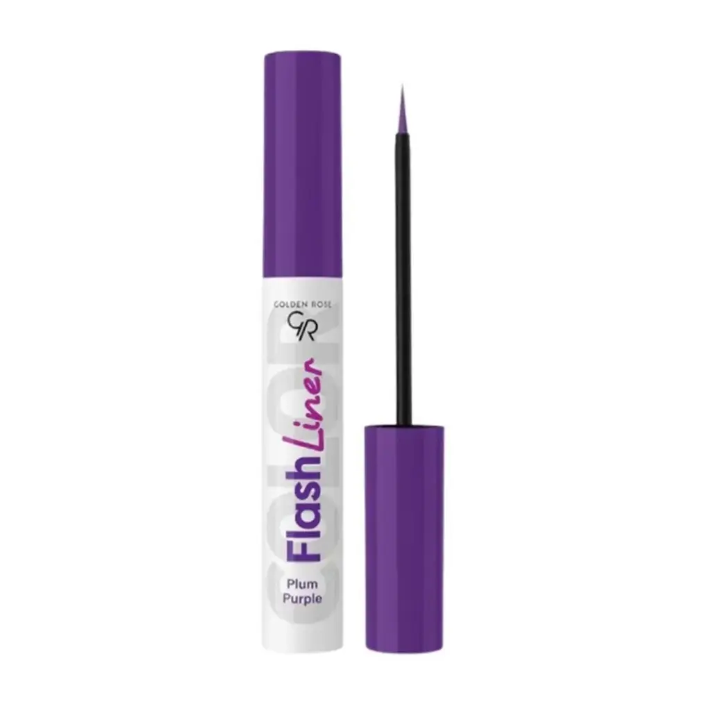 خط چشم رنگی گلدن رز مدل Flash Liner حجم 3.5 میلی لیتر شماره 107 بنفش آلو 
