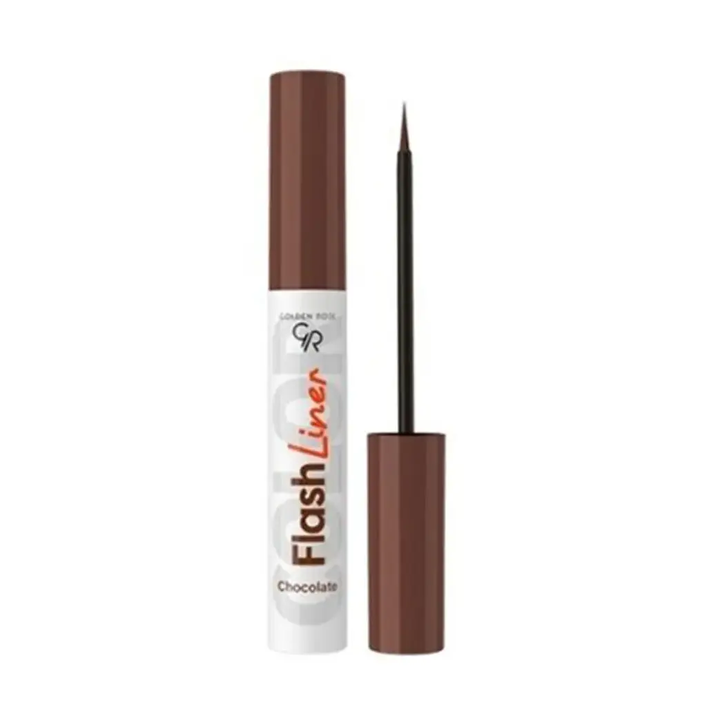 خط چشم رنگی گلدن رز مدل Flash Liner حجم 3.5 میلی لیتر شماره 111 شکلاتی