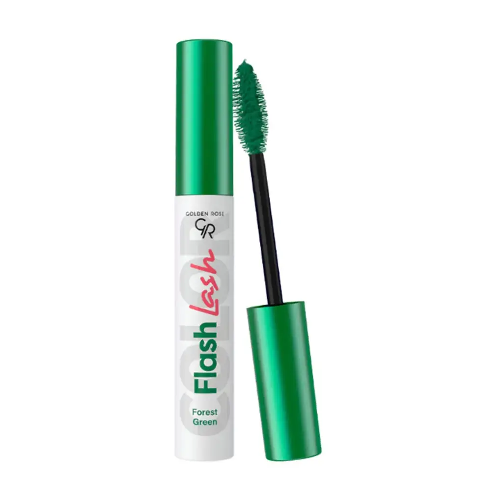 ریمل حجم‌دهنده و بلندکننده گلدن رز مدل Flash Lash شماره 2 سبز جنگلی حجم 9 میلی‌لیتر