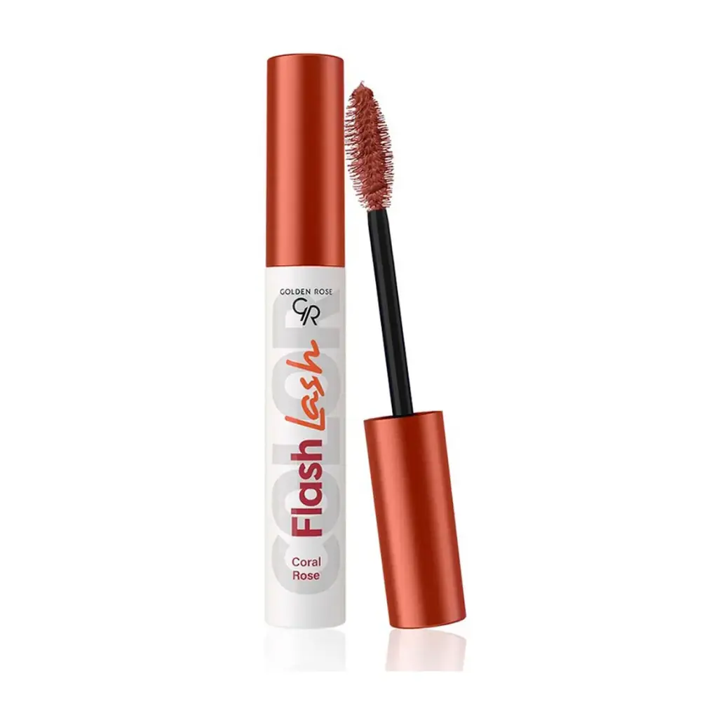 ریمل حجم‌دهنده و بلندکننده گلدن رز مدل Flash Lash شماره 6 گل رز مرجانی حجم 9 میلی‌لیتر