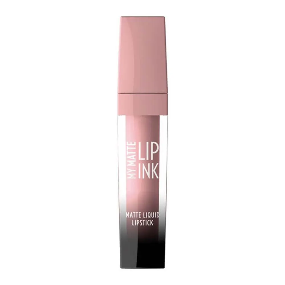 رژ لب مایع مات گلدن رز مدل مدل MY MATTE LIP INK شماره 01