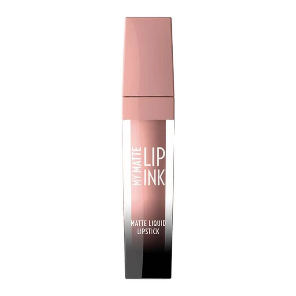 رژ لب مایع مات گلدن رز مدل مدل MY MATTE LIP INK شماره 02