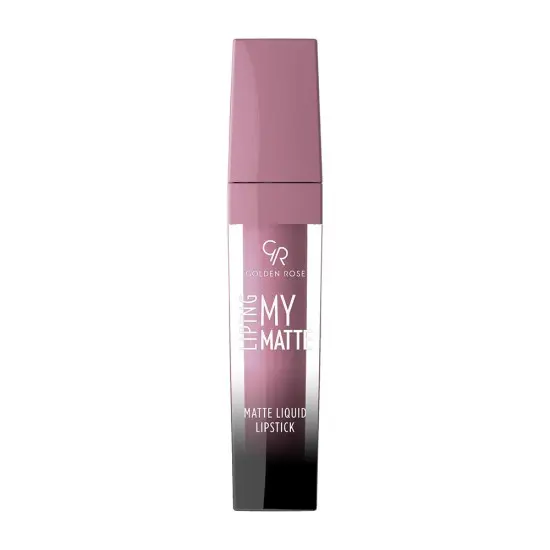 رژ لب مایع مات گلدن رز مدل مدل MY MATTE LIP INK شماره 06