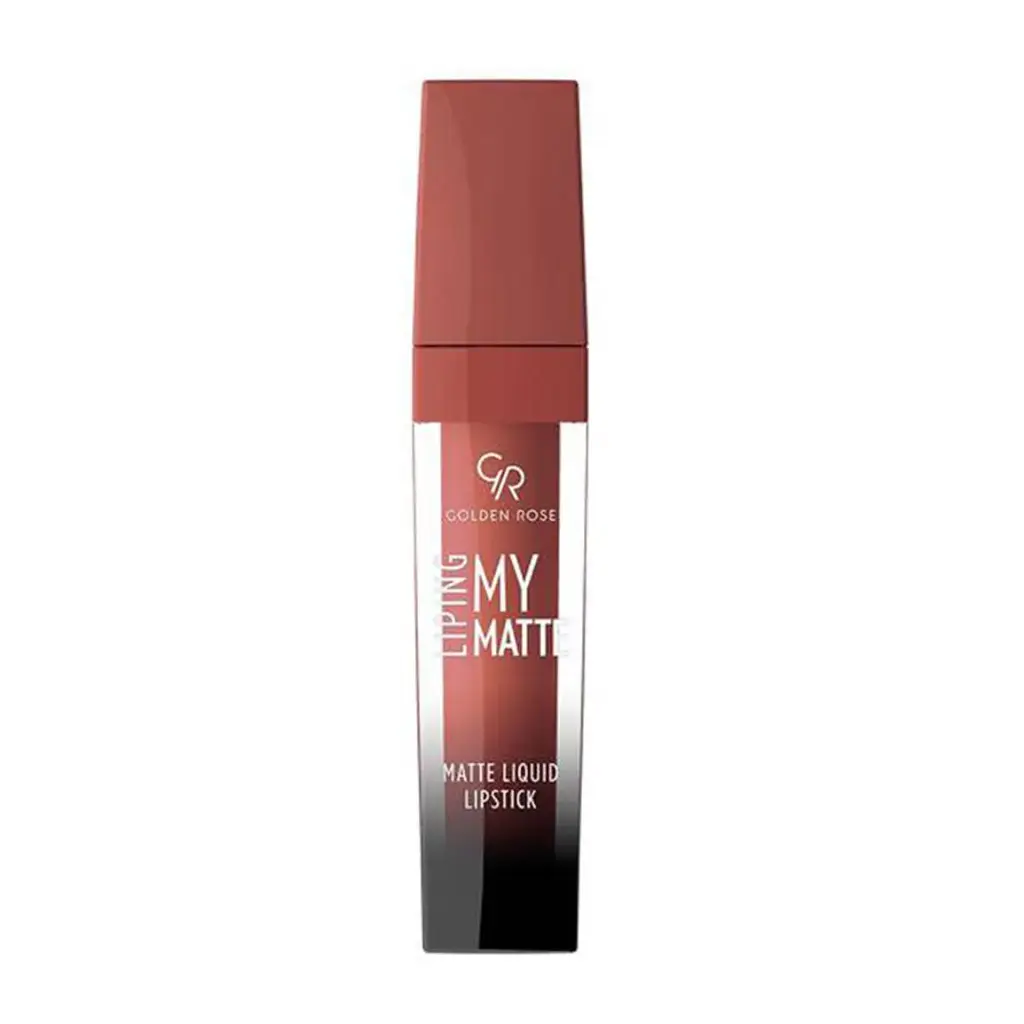 رژ لب مایع مات گلدن رز مدل مدل MY MATTE LIP INK شماره 16