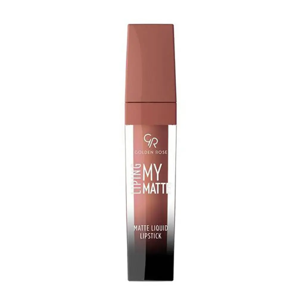 رژ لب مایع مات گلدن رز مدل مدل MY MATTE LIP INK شماره 17