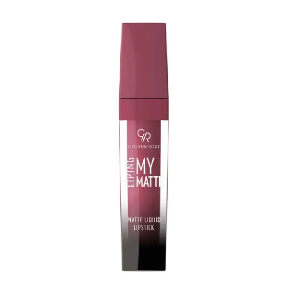 رژ لب مایع مات گلدن رز مدل مدل MY MATTE LIP INK شماره 19