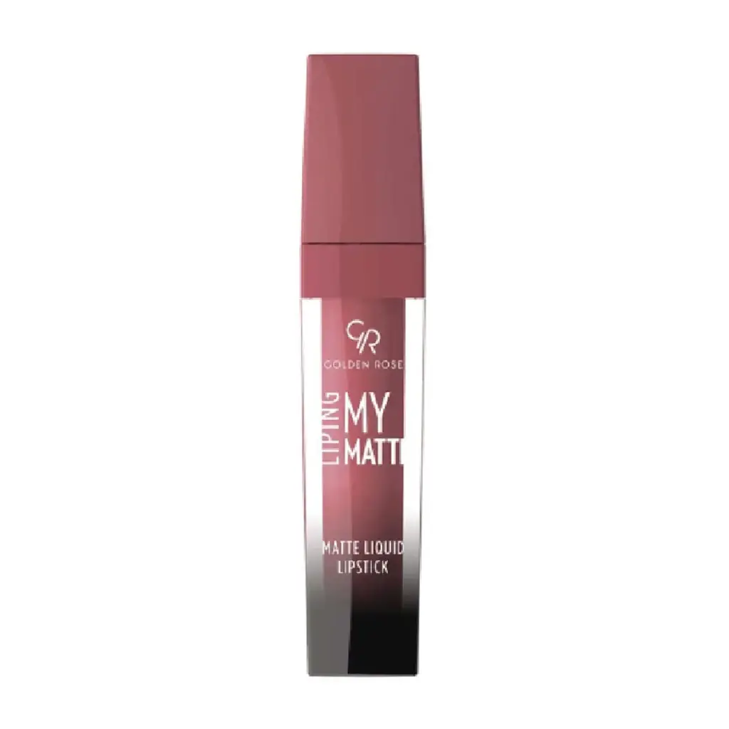 رژ لب مایع مات گلدن رز مدل مدل MY MATTE LIP INK شماره 20