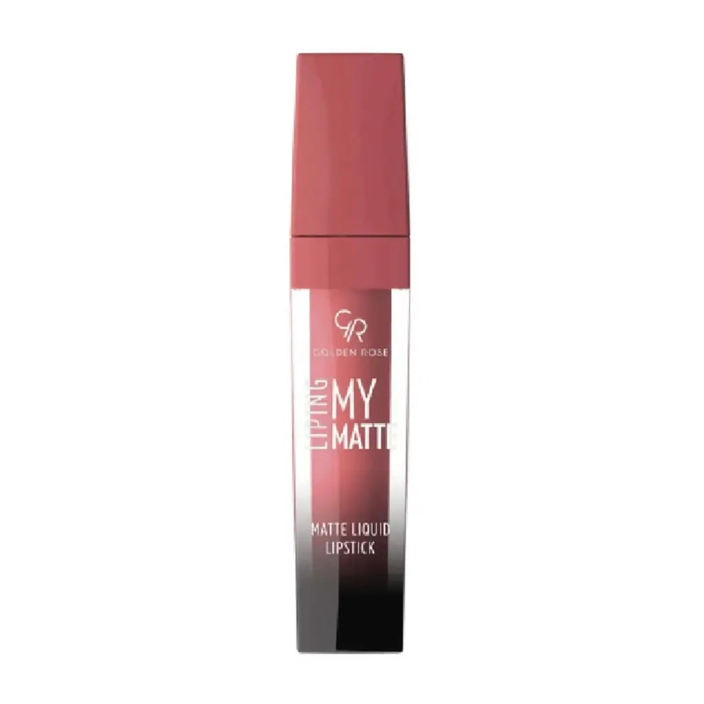 رژ لب مایع مات گلدن رز مدل مدل MY MATTE LIP INK شماره 21