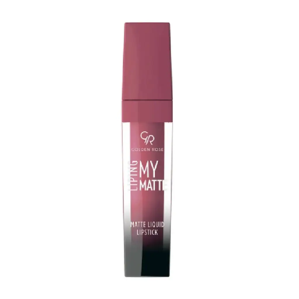 رژ لب مایع مات گلدن رز مدل مدل MY MATTE LIP INK شماره 24