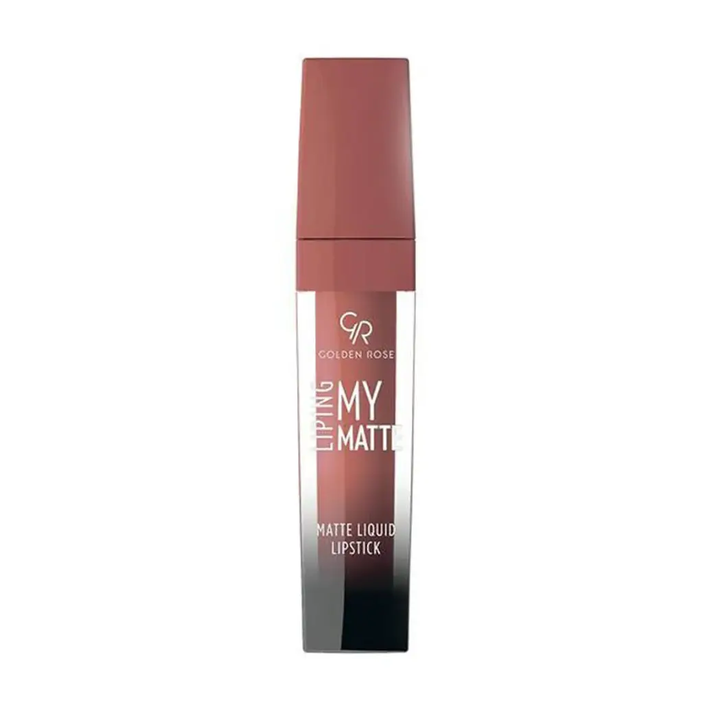 رژ لب مایع مات گلدن رز مدل مدل MY MATTE LIP INK شماره 25