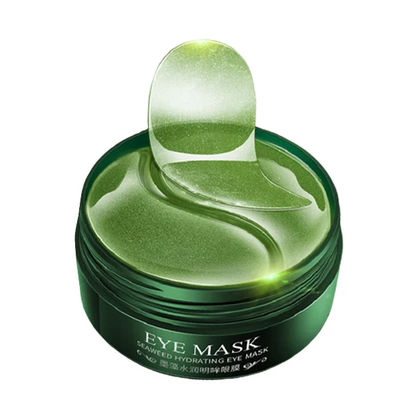 ماسک زیر چشم بایو آکوا مدل HYDRATING MOISTURIZING عصاره جلبک دریایی حجم 80 میلی لیتر بسته 60 عددی