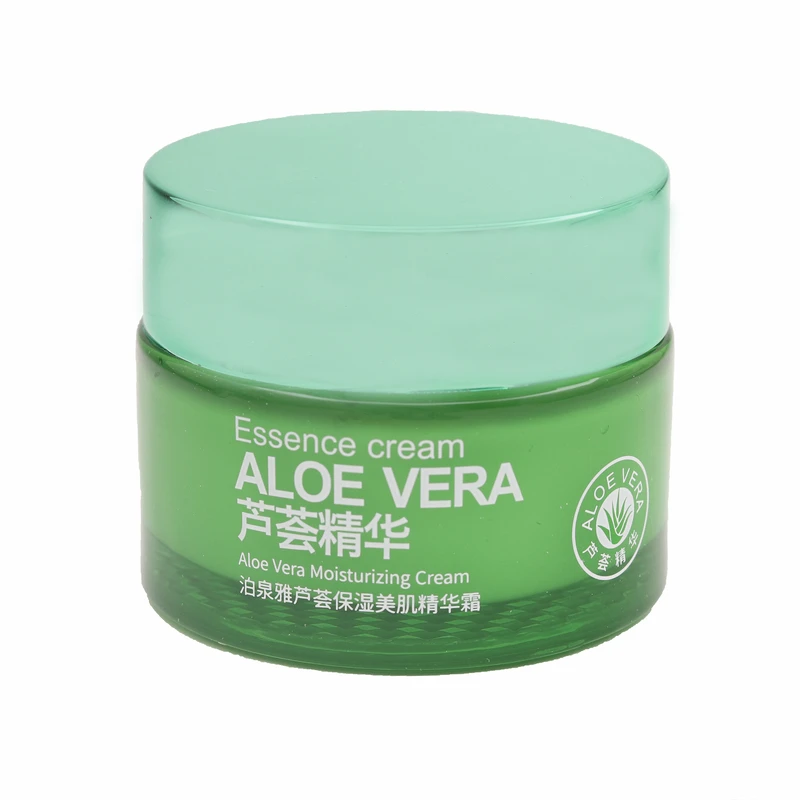 کرم مرطوب کننده صورت بایو آکوا مدل Aloe Vera مناسب برای انواع پوست وزن 50 گرم 