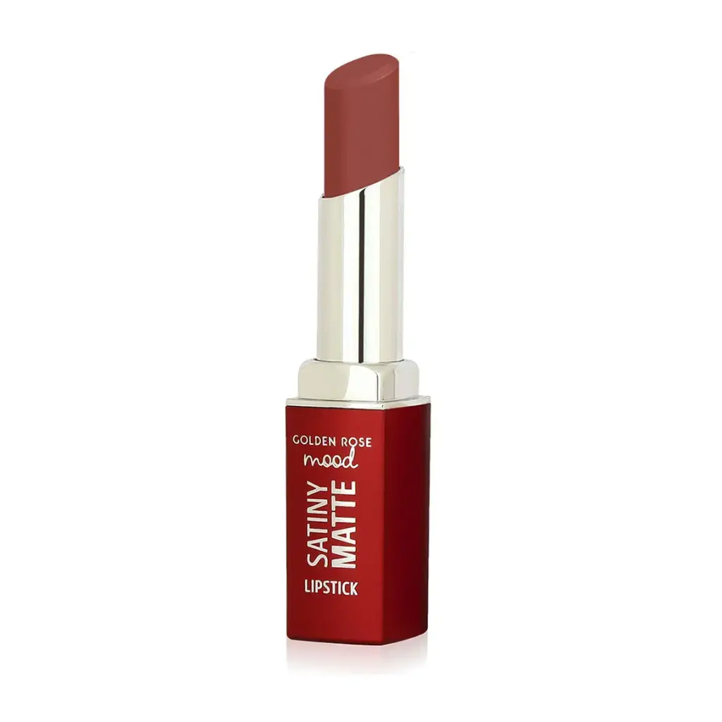 رژ لب جامد گلدن رز مدل Satiny Matte شماره 05