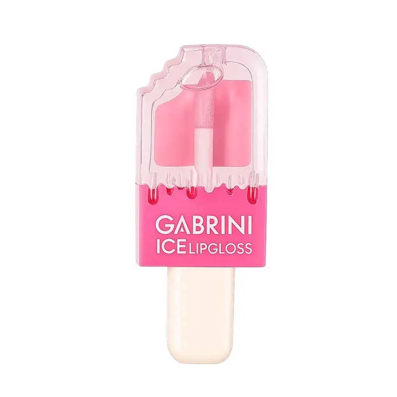 لیپ گلاس یخی گابرینی مدل توت فرنگی Ice Lip Gloss Strawberry