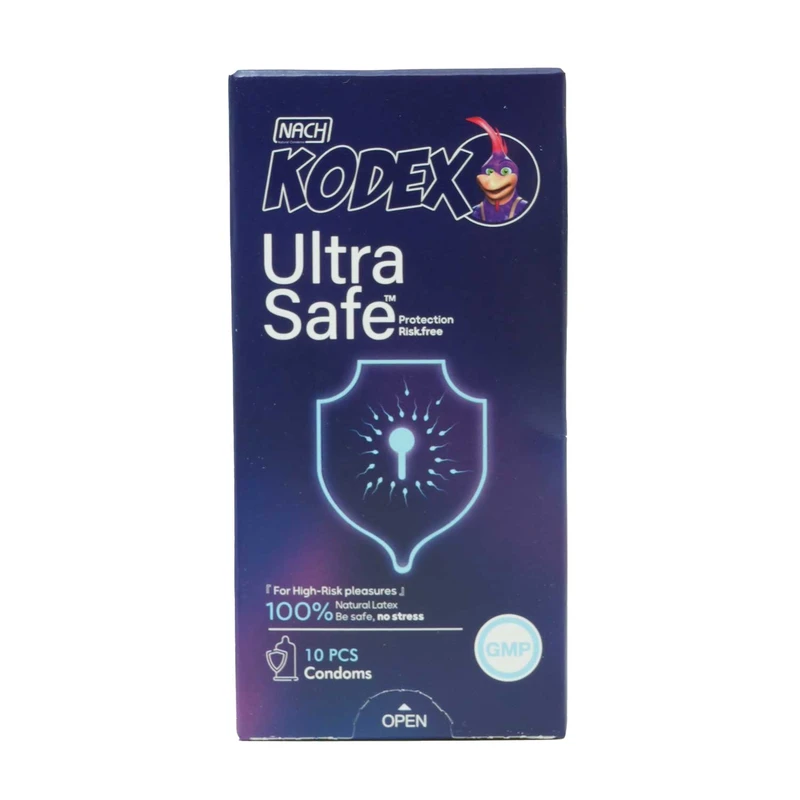 کاندوم کدکس مدل Ultra Safe بسته 10 عددی