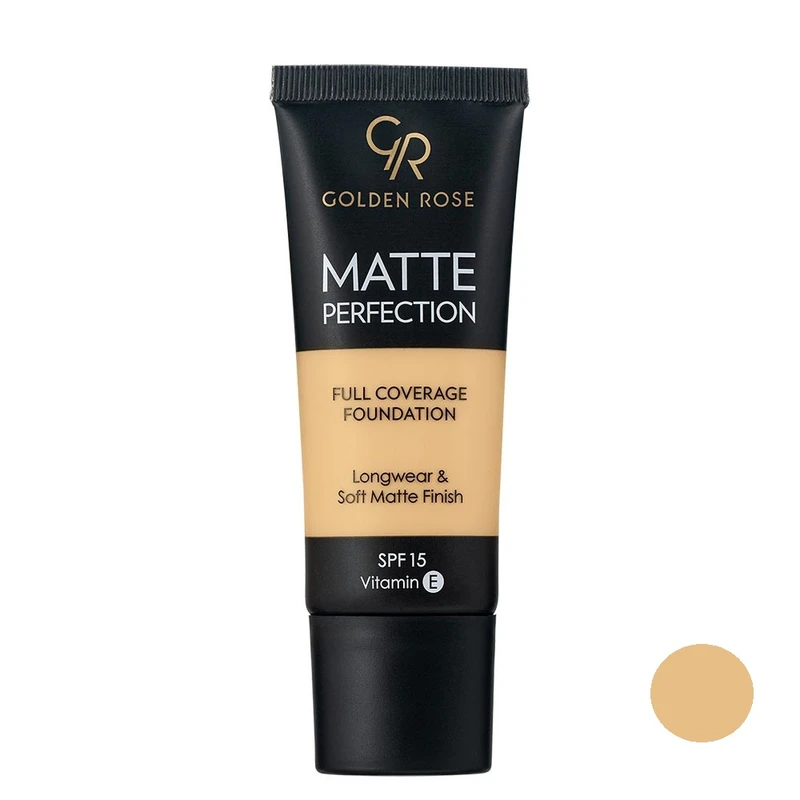 کرم پودر گلدن رز مدل Matte Perfection شماره W5 حجم 35 میلی لیتر