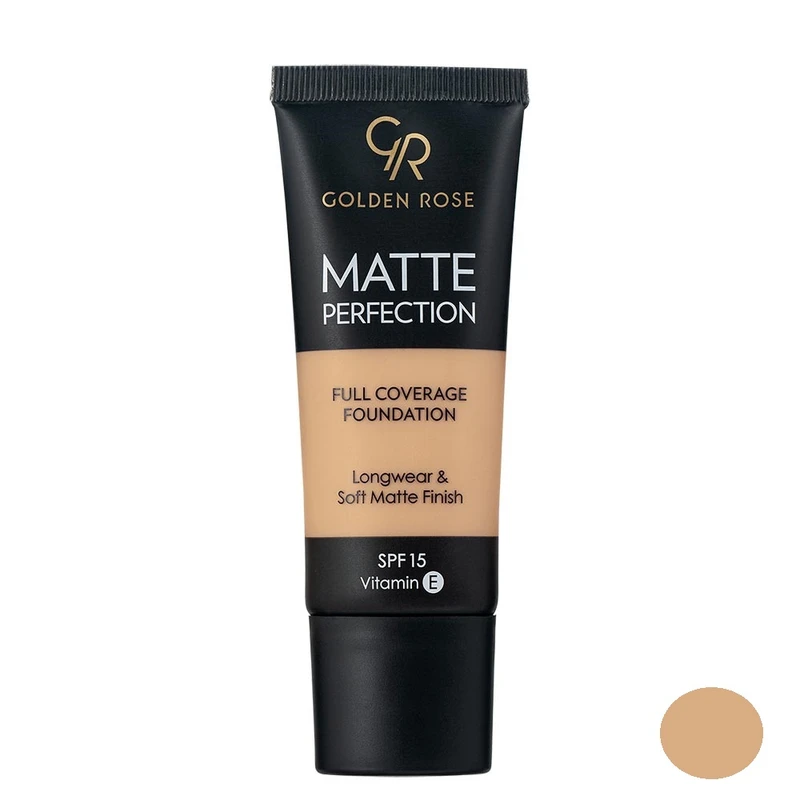 کرم پودر گلدن رز مدل Matte Perfection شماره N5 حجم 35 میلی لیتر