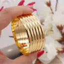 النگو زنانه YX مدل آینه ای 4 میلی‌متر بسته 3 عددی