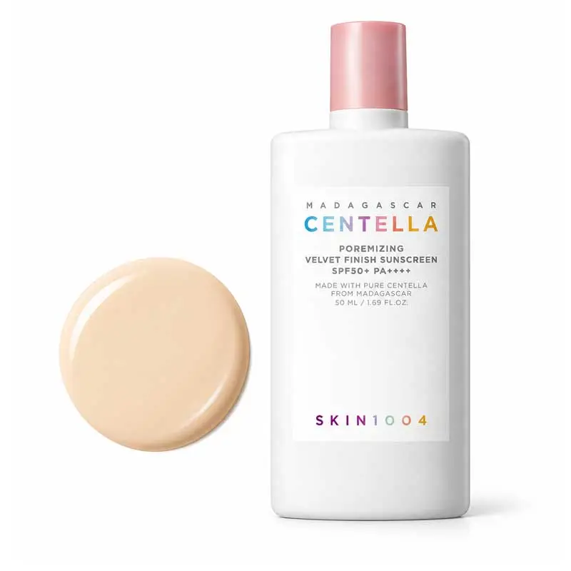 کرم ضد آفتاب رنگی صورت سانتلا SPF 50 مدل Velvet Finish محافظ در برابر اشعه آفتاب ‌مناسب برای انواع پوست حجم 50 میلی‌لیتر