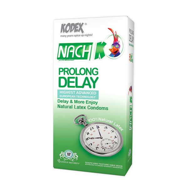 کاندوم کدکس مدل prolong delay بسته 12 عددی
