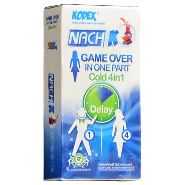 کاندوم کدکس مدل Game Over بسته 12 عددی