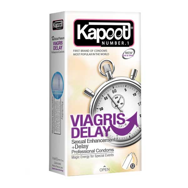 کاندوم تاخیری کاپوت مدل Viagris Delay