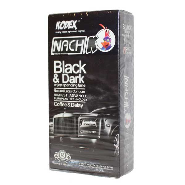 کاندوم تاخیری و نازک کدکس مدل Black Dark