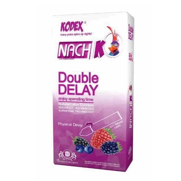 کاندوم تاخیری دابل دیلی کدکس Double Delay بسته 10 عددی