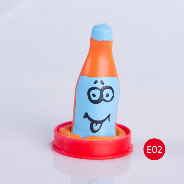 کاندوم عروسکی طرح بطری مدل E2-فاندوم