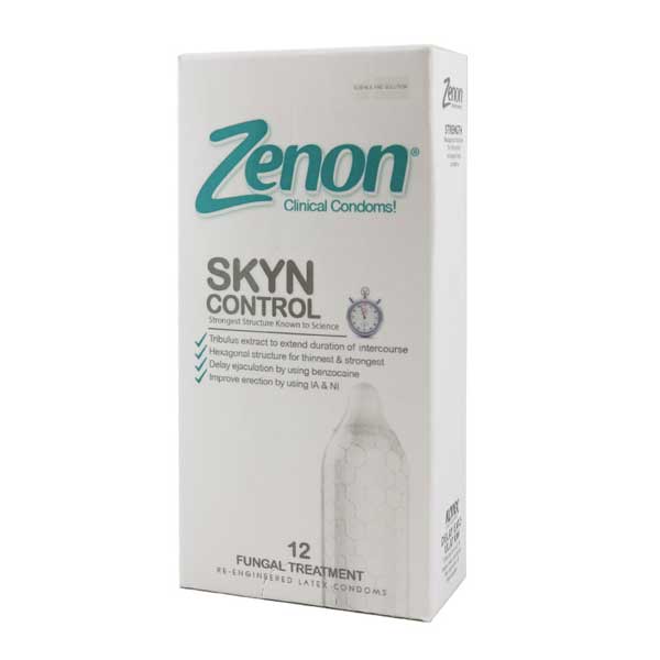 کاندوم زنون مدل skeyn control بسته 12 عددی