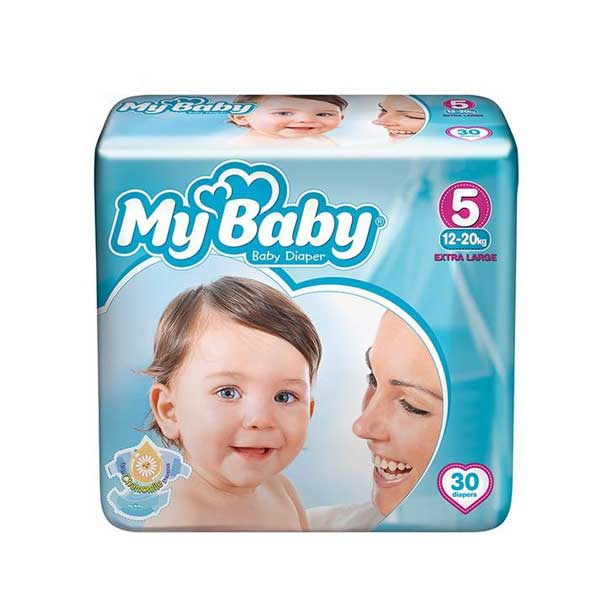 پوشک مای بیبی مدل Chamomile سایز 5 بسته 30 عددی